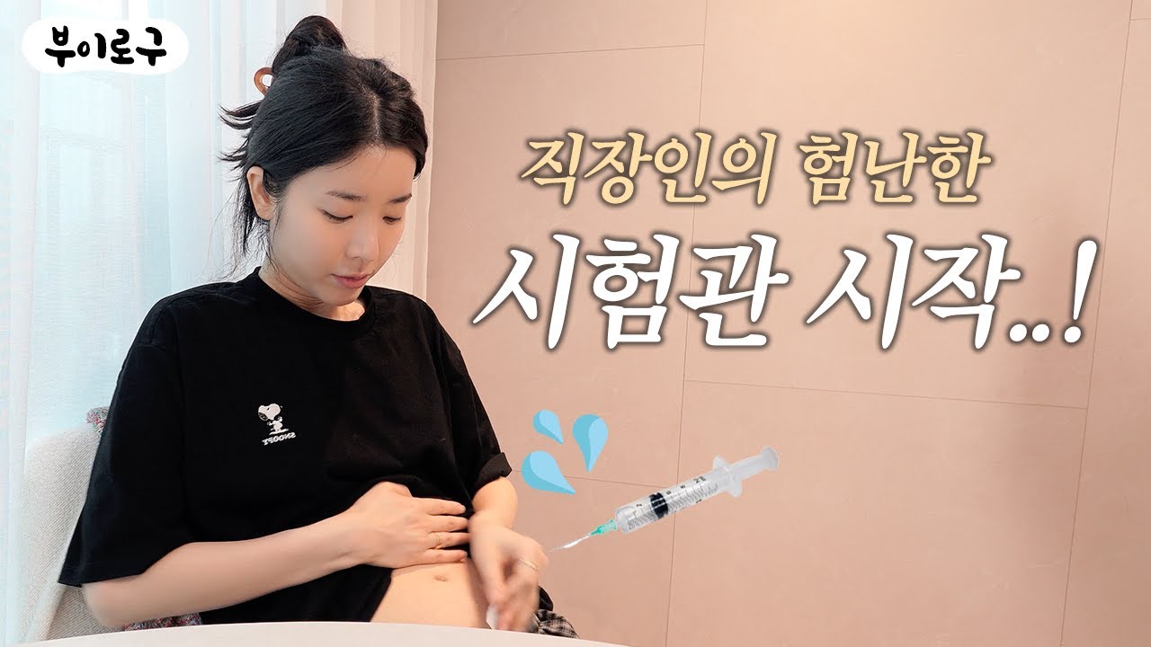 VLOG 10일간의 시험관 기록💉직장 다니면서 가능할까? 시술과정,배주사,부작용💊