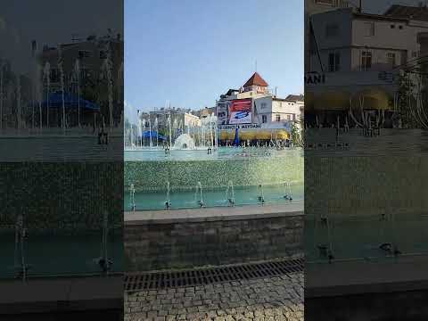 Dancing Fountain in Marmaris, Turkey (Танцующий фонтан на площади Молодежи, в Мармарисе, Турция)