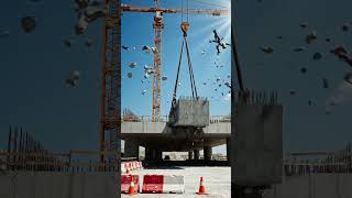 500 Ton Bridge Beam Snaps Mid-Lift 😱💥 #disaster #construction #fail