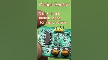 Motion Sensor #technology #electrical #electronic #experiment