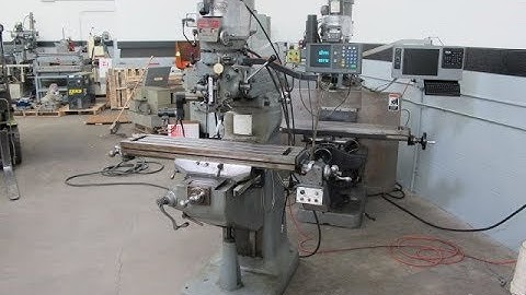 Bridgeport Series I Vertical Knee Milling Machine w/ 2-Axis Digital Readout