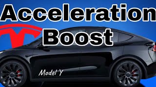 Tesla Model Y Acceleration Boost Upgrade | Quicker Acceleration 060mph Time!  Is It Worth $2,000?
