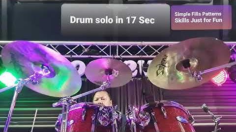 Drums Fills Solo in 17 SEC, Just for Fun, wong jawa Suriname, Nederland, Indonesia
