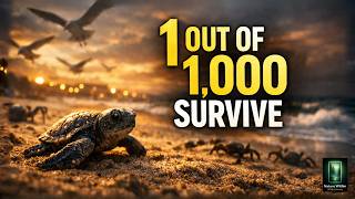 Only 1 in 1,000 Survive… Baby Sea Turtle’s Deadly Journey to the Ocean