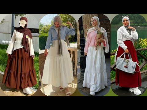 موضة صيف 2025 للبنات محجبات أشيك تنسيقات ملابس للبنات موضة 2025    2025