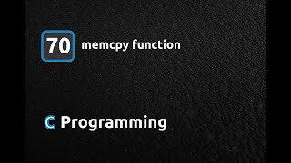 C Programming Language - memcpy function
