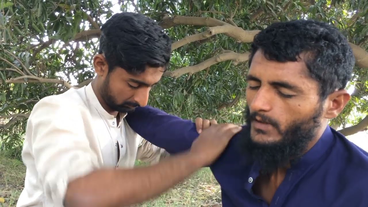 Traditional Indian ASMR Head & Back Massage | Stress Relief & Sleep