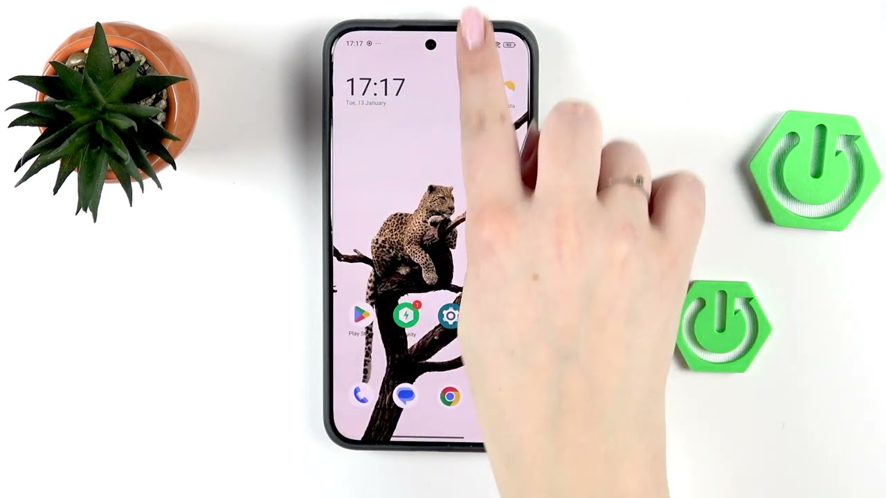 POCO M8 Pro 5G — Как отобразить подписи значков в Центре управления