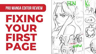 This Mistake Could Ruin Your First Page | Pro Manga Editor Review
