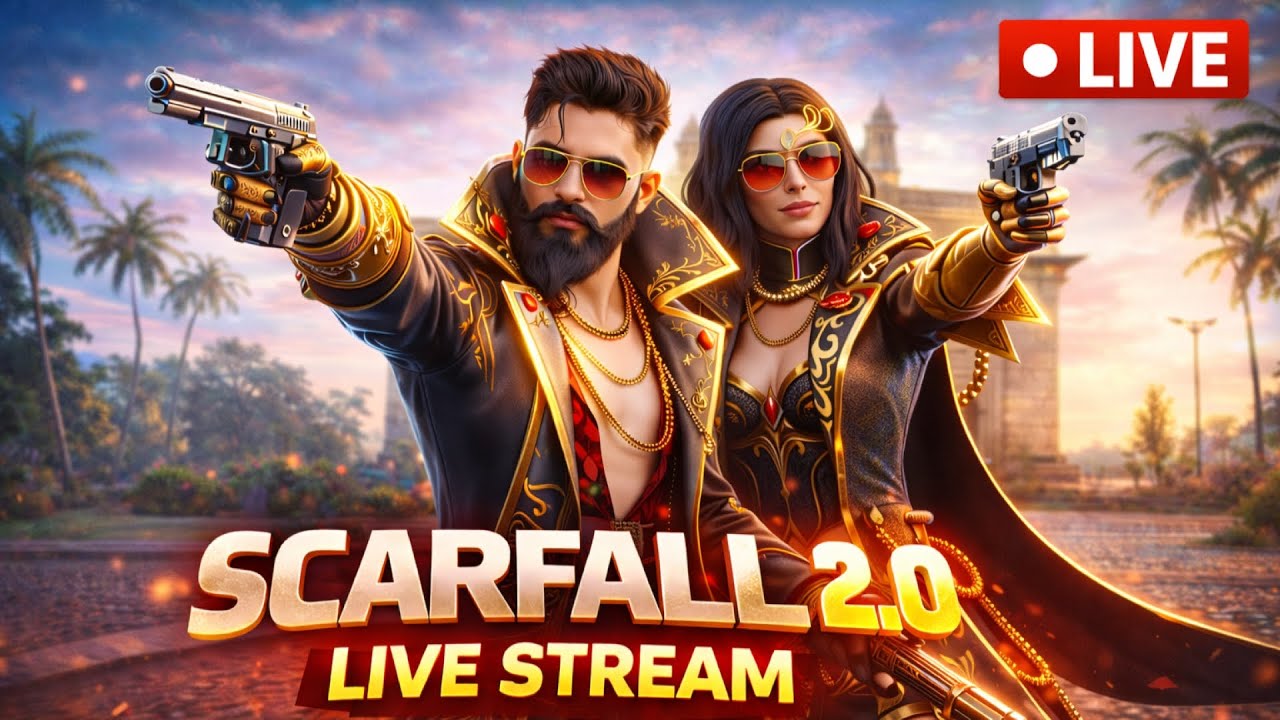 🔥LIVE SCARFALL 2.0 Gameplay | Rank Push Live | ScarFall 2.0 High Kill Match