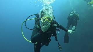 Santorini scuba dive 2025