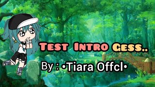 Test Intro Gess...