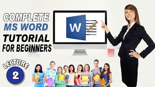Lecture 2 | Microsoft Word 2016  in Urdu/Hindi |Shocking News | MS WORD COMPLETE COURSE screenshot 5