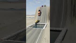 WATER PIT TRAP vs CARS 😱 | Deep Water Survival Challenge | BeamNG Drive