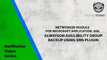 NMM SQL - AG Backup using the NMM plugin for SQL Management Studio