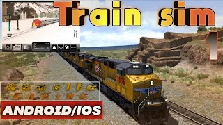 train sim - Realistic train simulator - walkthrough gameplay Android/Ios - part 1- kamalia Gaming screenshot 3