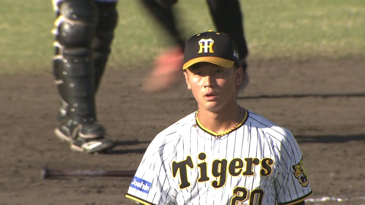 9回表、阪神注目のドラ1ルーキー・森木大智が登板、無失点に抑える