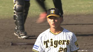 9回表、阪神注目のドラ1ルーキー・森木大智が登板、無失点に抑える