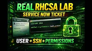 RHCSA Real-World Lab | Linux User Provisioning from a ServiceNow Ticket