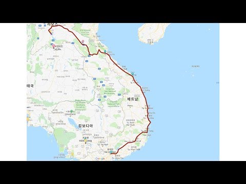 동남아 오토바이 여행 타임랩스