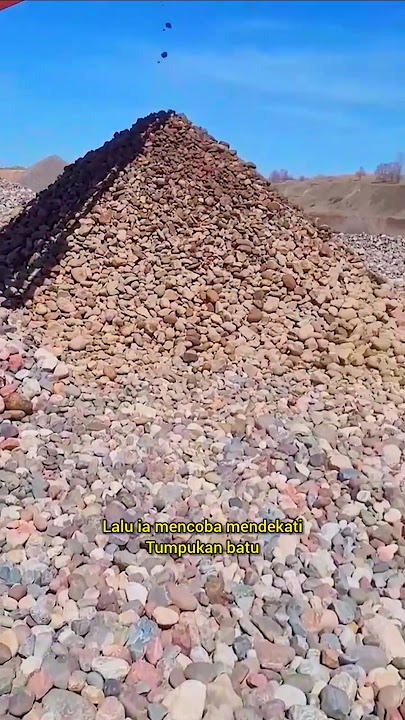 menemukan batu akik di pertambangan