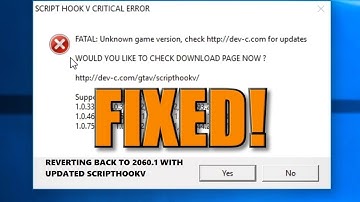 GTA V | LSPDFR | Reverting back to 2060.1 With UPDATED ScriptHookV
