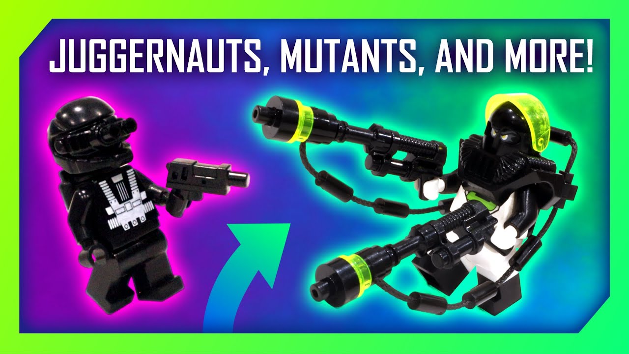 Upgrading LEGO Blacktron Minifigures!