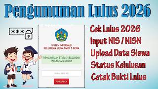 Aplikasi Pengumuman Kelulusan 2026 untuk SD SMP SMA SMK, Mudah dan Siap Pakai