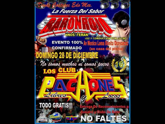 Watch SONIDO BARON ROJO MASCARS SALSA VOL 4 LA LOMA OCOYOACAC 28 12 14 on YouTube Watch SONIDO BARON ROJO MASCARS SALSA VOL 4 LA LOMA OCOYOACAC 28 12 14 on YouTube
