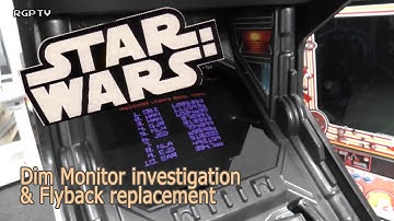 Amplifone Vector Monitor Repair for Atari Star Wars (1983) - flyback replacement - RGP #020
