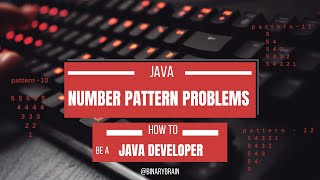 Famous Java Number Pattern Problems  triangle patterns #java #numberpatterns Profile