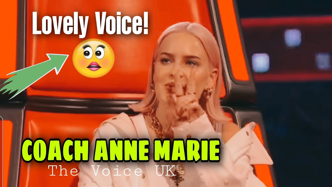 The Voice Coach Anne Marie Sangs Lovely and Cool Voice for the viewers YouTube