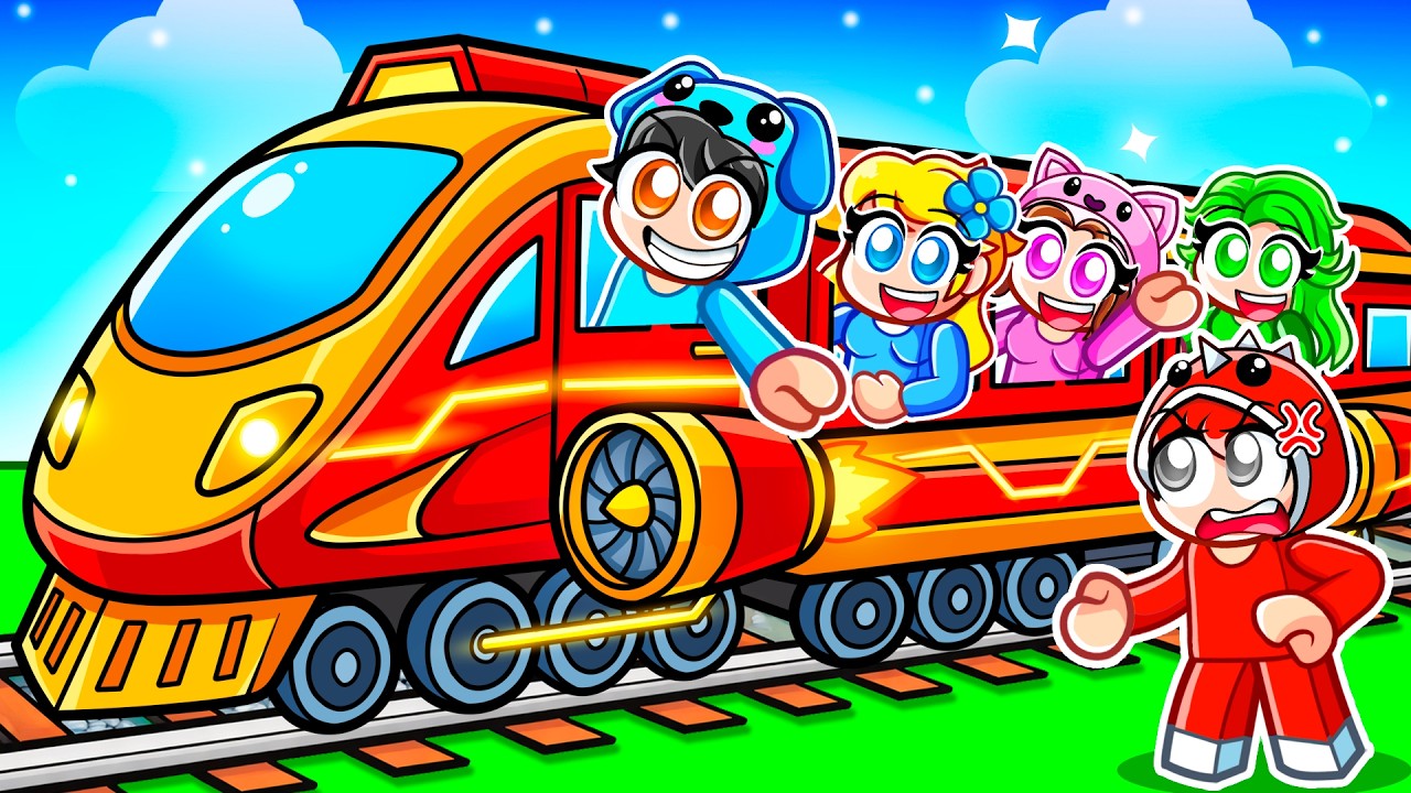 Train Rizz Omz Builds THE FASTEST TRAIN To RIZZ CRAZY FAN GIRL in Roblox Build a ...