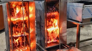 lavastoneshawarma donermachine shawarmagrill Gas And Lava Rock Shawarma Machines