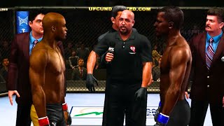 Anderson Silva vs Israel Adesanya FULL FIGHT | UFC Undisputed 2010 AI Simulation Gameplay