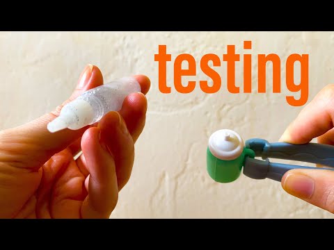 ASMR lofi testing products on your face and eye 🫠 (first person actual touching camera)
