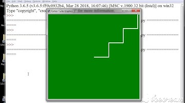 Drawing steps (of staircase) - Python turtle graphics