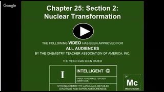 Pearson Chapter 25: Section 2: Nuclear Transformation