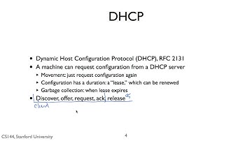 英字【计算机网络导论】斯坦福大学 Introduction to Computer Networking CS 144 pn82 p82 5 11   DHCP 64