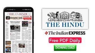 How to Download The Hindu and Indian Express Newspaper Free PDF | The Hindu Today PDF screenshot 1