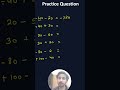 Sign Convention Practice 😱 | Class 10 Maths #shorts #class10maths #maths #class #education #exam