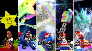 Evolution of Rainbow Road (1992-2022)