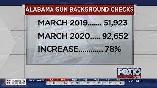 Gun sales surge in Alabama, across the country