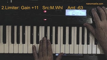 Korg Kross TUTORIAL 02 -  Change Sound Without Cut