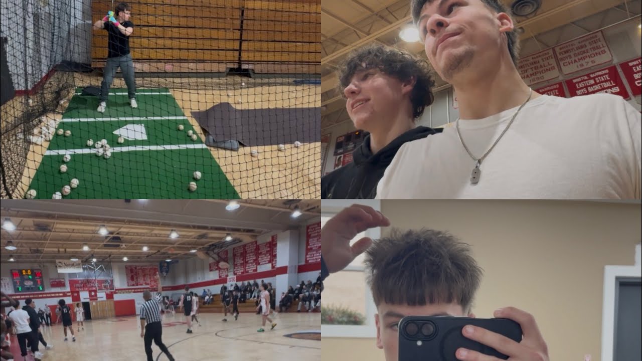 Day in the life of a High School athlete🏈⚾️/Barber💈(First Video)