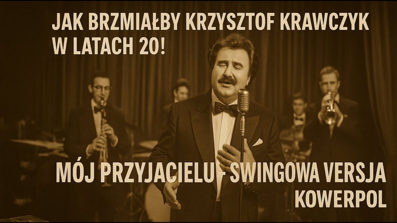 Tak brzmiałby Krzysztof Krawczyk w latach 20! Mój przyjacielu – swingowa wersja | KowerPol