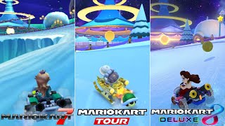 Evolution Of 3DS Rosalina's Ice World Course In Mario Kart Games [2011-2023]
