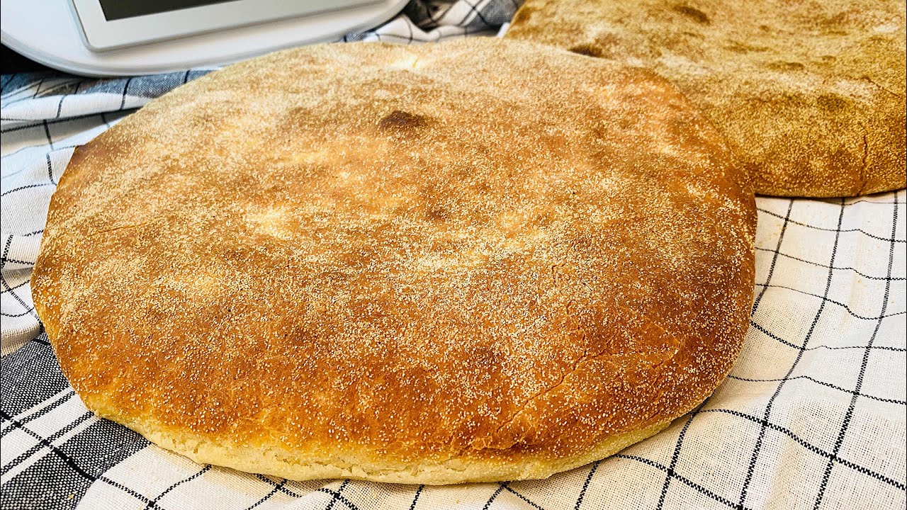 Marokkanisches Grieß Fladenbrot Khobz Batbout Einfaches Brotrezept