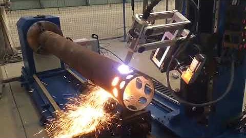 5 axis 3D cnc pipe plasma cutter(bevel cutting)