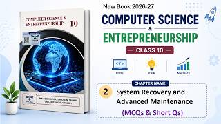 Computer Science Class 10 | Unit 2 (Chapter 2) | In English | Exercise MCQs & Short Questions